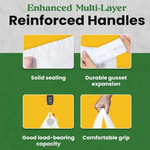 Custom Plastic T-Shirt Bags - Custom Plastic T-Shirt Bags - Image 1 of 2