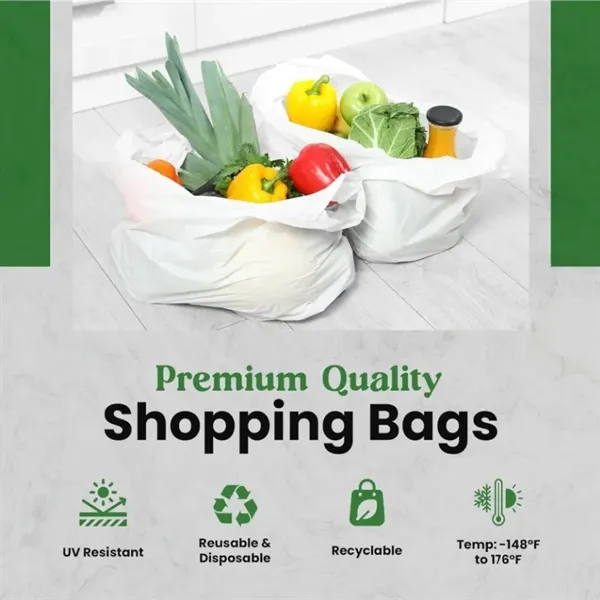 Custom Plastic T-Shirt Bags - Custom Plastic T-Shirt Bags - Image 2 of 2