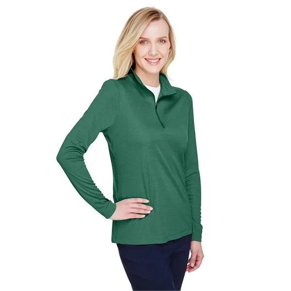 Team 365 Ladies' Zone Sonic Heather Performance Quarter-Zip - Team 365 Ladies' Zone Sonic Heather Performance Quarter-Zip - Image 27 of 62