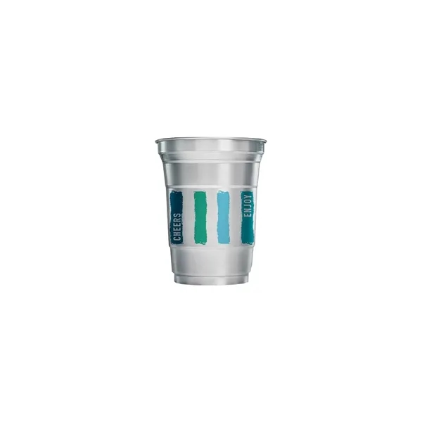 Ball-Shaped Aluminum Cup 16oz - Ball-Shaped Aluminum Cup 16oz - Image 1 of 2