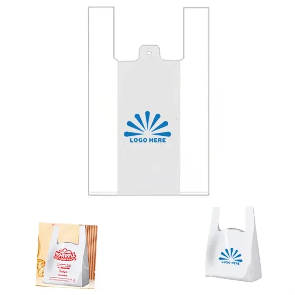 Plastic T-Shirt Shopping Bag - Plastic T-Shirt Shopping Bag - Image 0 of 1