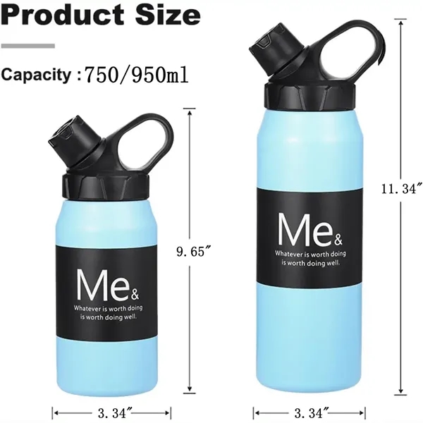 750/950ml Stainless Steel Water Bottle Thermal Mug - 750/950ml Stainless Steel Water Bottle Thermal Mug - Image 1 of 5