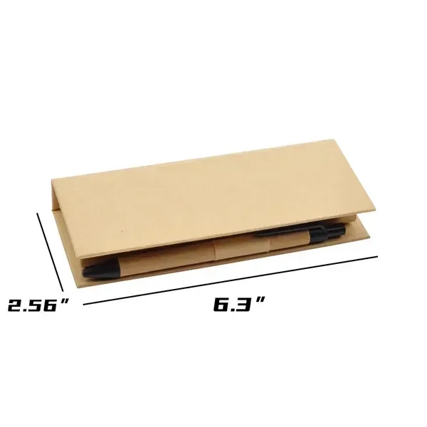 Sticky Note Set with Pen and Ruler and Ecological Case - Sticky Note Set with Pen and Ruler and Ecological Case - Image 3 of 3