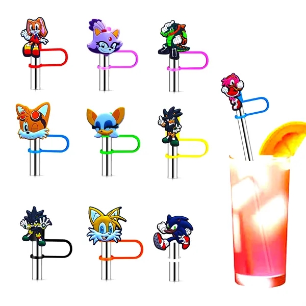 Custom Silicone Straw Topper - Custom Silicone Straw Topper - Image 0 of 5