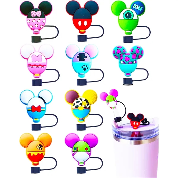 Custom Silicone Straw Topper - Custom Silicone Straw Topper - Image 2 of 5