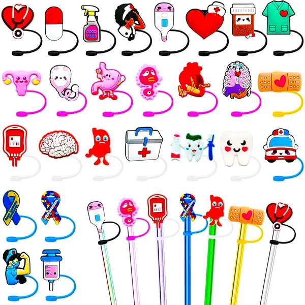 Custom Silicone Straw Topper - Custom Silicone Straw Topper - Image 4 of 5