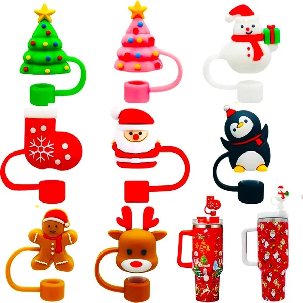 Custom 3D Silicone Straw Topper - Custom 3D Silicone Straw Topper - Image 3 of 8