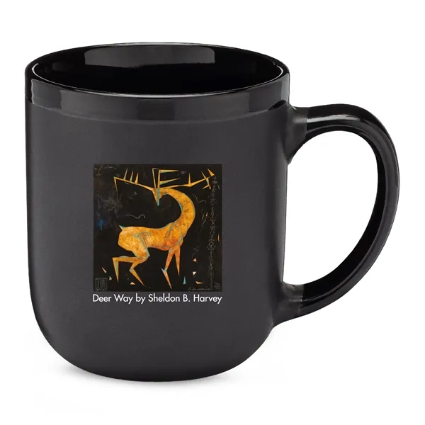 17 oz. Ceramic Microwavable Coffee Mug w/ Handle - 17 oz. Ceramic Microwavable Coffee Mug w/ Handle - Image 0 of 3