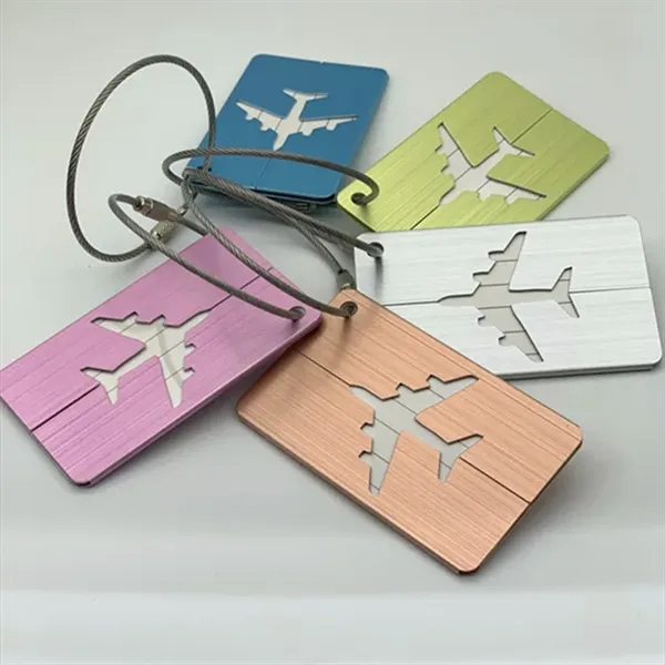 Aluminum Alloy Luggage Tag - Aluminum Alloy Luggage Tag - Image 0 of 2