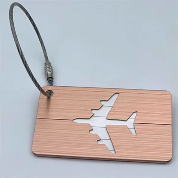 Aluminum Alloy Luggage Tag - Aluminum Alloy Luggage Tag - Image 1 of 2