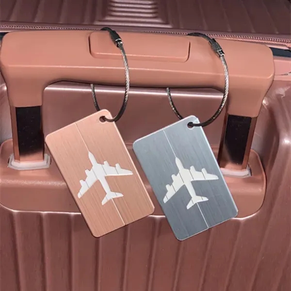 Aluminum Alloy Luggage Tag - Aluminum Alloy Luggage Tag - Image 2 of 2