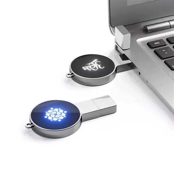 Custom Personalized Metal Usb Flash Drive With Led Light - Custom Personalized Metal Usb Flash Drive With Led Light - Image 3 of 4