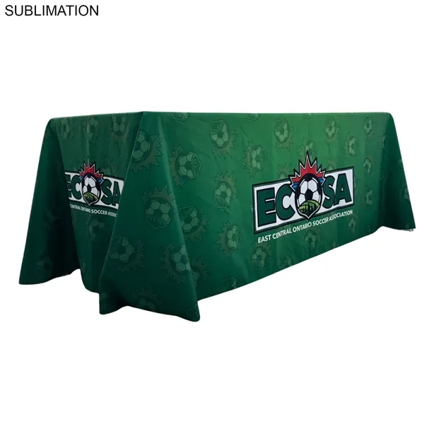 Sublimated Table Throw for 6' (Closed Back) - Sublimated Table Throw for 6' (Closed Back) - Image 6 of 10