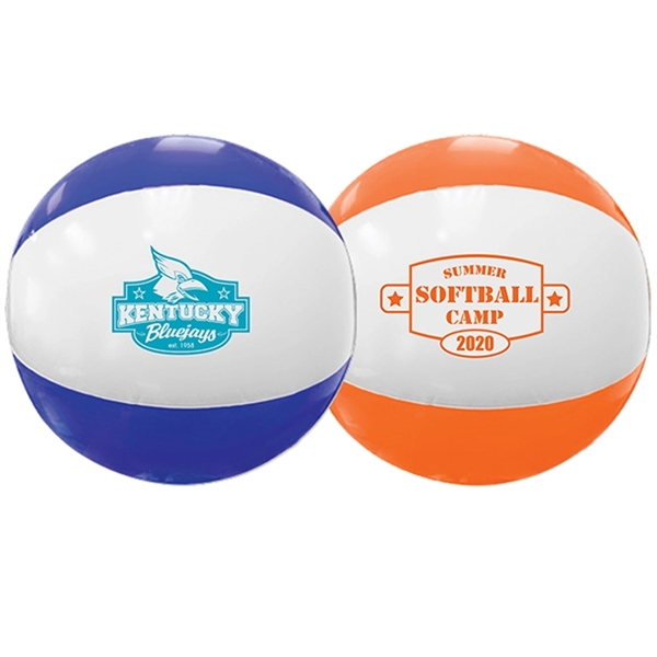 Custom 16" Two Toned Beach Ball