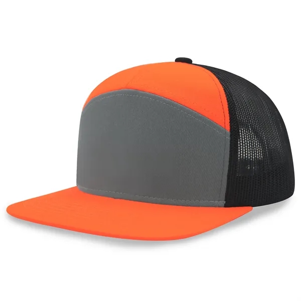 7 panel Hybrid trucker cap - 7 panel Hybrid trucker cap - Image 16 of 20