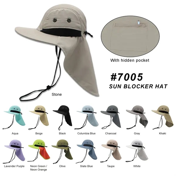 Safari boonie flap back hat with hidden pocket - Safari boonie flap back hat with hidden pocket - Image 0 of 19