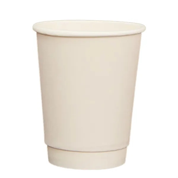12oz Double-Layer Kraft Insulated Coffee Cup w/ Lid - 12oz Double-Layer Kraft Insulated Coffee Cup w/ Lid - Image 2 of 2