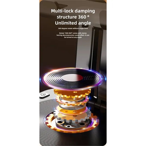 Tablet Stand with Bluetooth Speaker and power bank - Tablet Stand with Bluetooth Speaker and power bank - Image 2 of 5