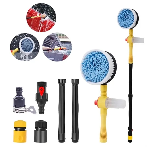Rotating Car Wash Brush with High Pressure Gun - Rotating Car Wash Brush with High Pressure Gun - Image 0 of 5