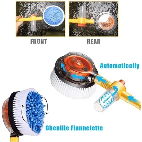 Rotating Car Wash Brush with High Pressure Gun - Rotating Car Wash Brush with High Pressure Gun - Image 2 of 5