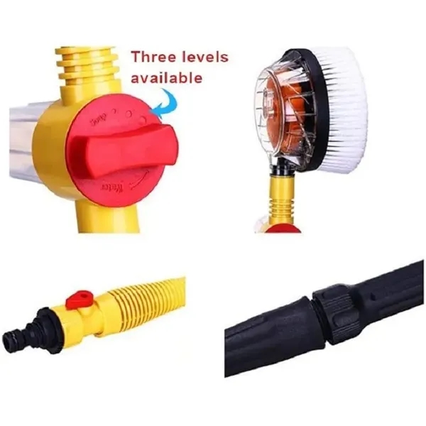 Rotating Car Wash Brush with High Pressure Gun - Rotating Car Wash Brush with High Pressure Gun - Image 5 of 5