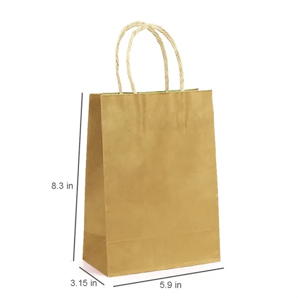 Eco-Friendly Reusable Kraft Shopping Paper Bag - Eco-Friendly Reusable Kraft Shopping Paper Bag - Image 1 of 7