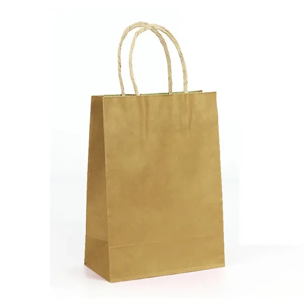 Eco-Friendly Reusable Kraft Shopping Paper Bag - Eco-Friendly Reusable Kraft Shopping Paper Bag - Image 4 of 7