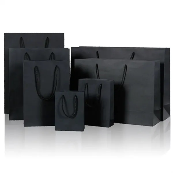 Custom Kraft Paper Tote Gift Bag with Handles - Custom Kraft Paper Tote Gift Bag with Handles - Image 3 of 5