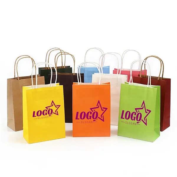 Kraft Paper Shopping Bag - Kraft Paper Shopping Bag - Image 0 of 6