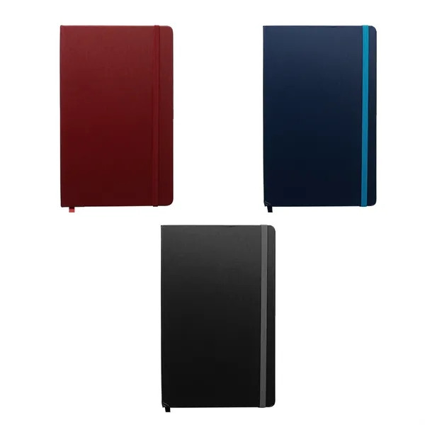 Hardcover Elastic Strap Notebook - Hardcover Elastic Strap Notebook - Image 4 of 5