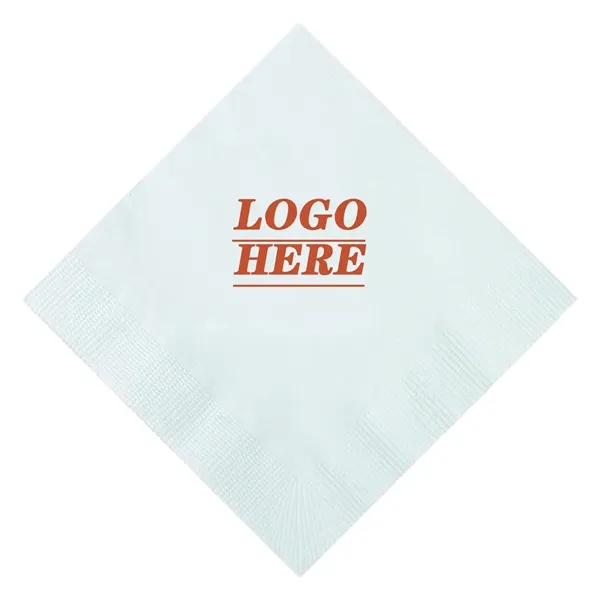 Disposable 2-Ply White Beverage Napkin - Disposable 2-Ply White Beverage Napkin - Image 0 of 1
