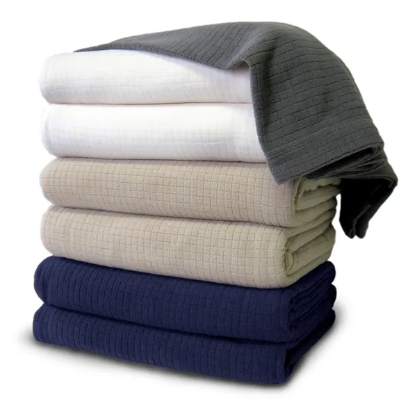 Polartec®  Softec™  Microfleece Blanket - Cream - Polartec®  Softec™  Microfleece Blanket - Cream - Image 3 of 3