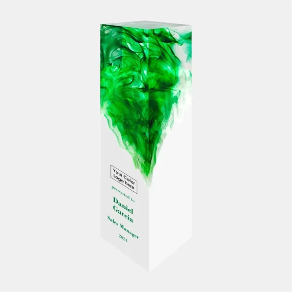 Color Imprinted Resin Column
