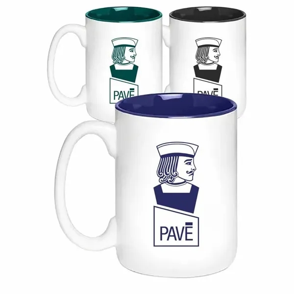 15 oz Easygrip Glossy Coffee Mugs - 15 oz Easygrip Glossy Coffee Mugs - Image 1 of 2