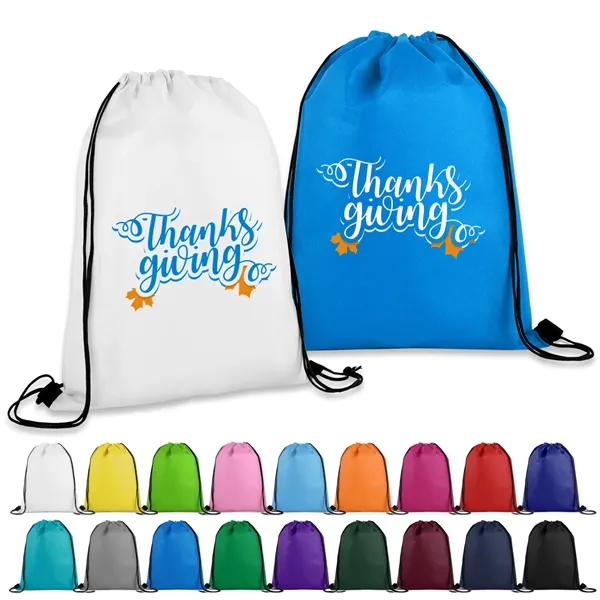 Non-Woven Drawstring Cinch Backpack - Non-Woven Drawstring Cinch Backpack - Image 0 of 18
