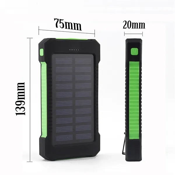 6000mAh Solar Power Bank with Built-in Compass - 6000mAh Solar Power Bank with Built-in Compass - Image 1 of 10
