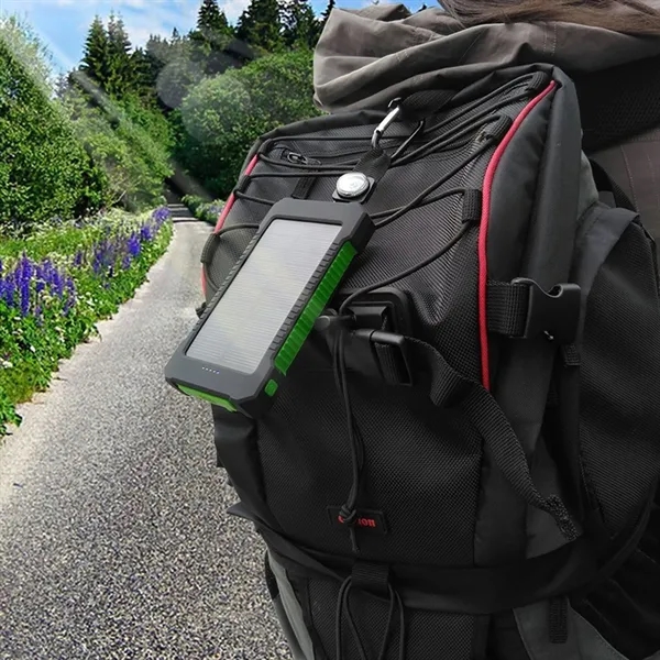 6000mAh Solar Power Bank with Built-in Compass - 6000mAh Solar Power Bank with Built-in Compass - Image 5 of 10