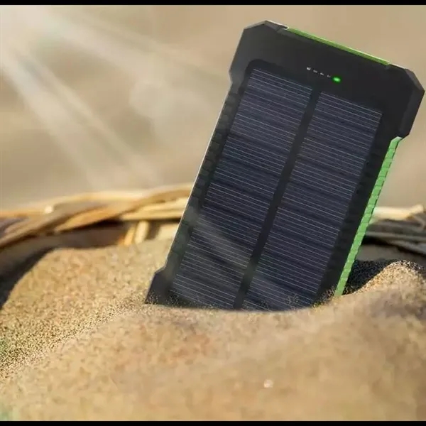 6000mAh Solar Power Bank with Built-in Compass - 6000mAh Solar Power Bank with Built-in Compass - Image 9 of 10