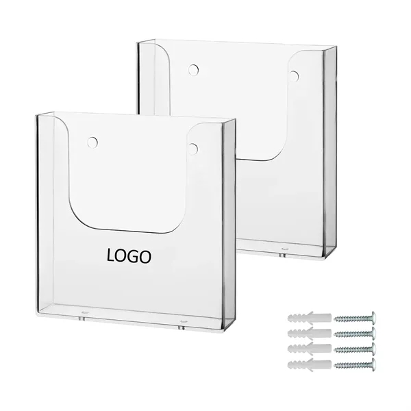 Acrylic Brochure Holder Display Stand For Wall - Acrylic Brochure Holder Display Stand For Wall - Image 0 of 3