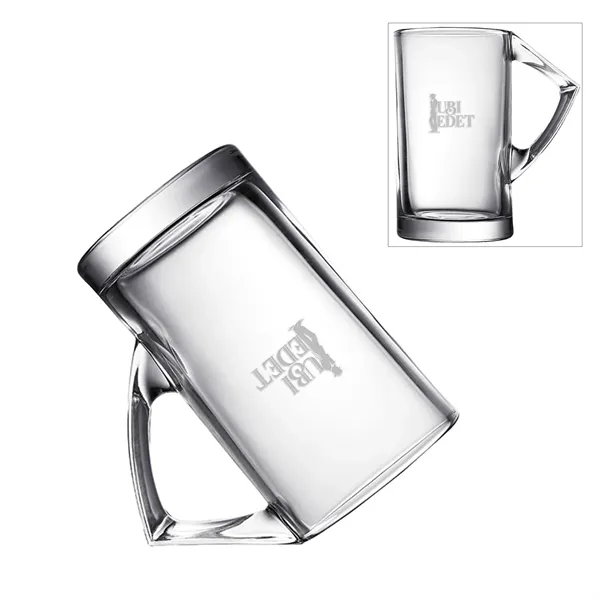 13 oz. Invert Beer Mug-Frosted Etched - 13 oz. Invert Beer Mug-Frosted Etched - Image 0 of 1