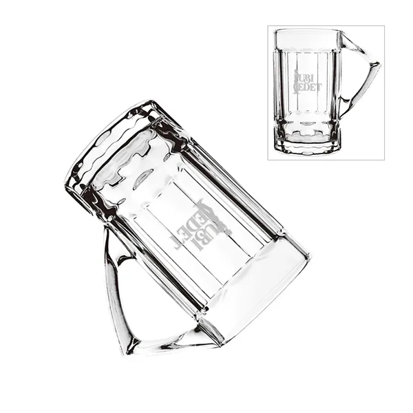 13 oz. Invert Beer Mug-Frosted Etched - 13 oz. Invert Beer Mug-Frosted Etched - Image 0 of 1