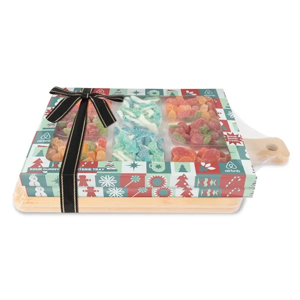 Sour Gummy & Sweet & Savory Charcuterie Trays w/Bamboo Board - Sour Gummy & Sweet & Savory Charcuterie Trays w/Bamboo Board - Image 3 of 3