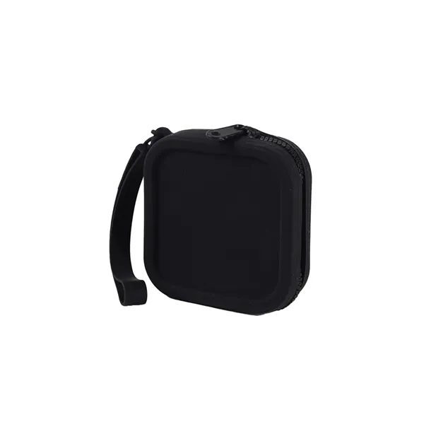 Square Silicone Cosmetic Bag - Square Silicone Cosmetic Bag - Image 1 of 8
