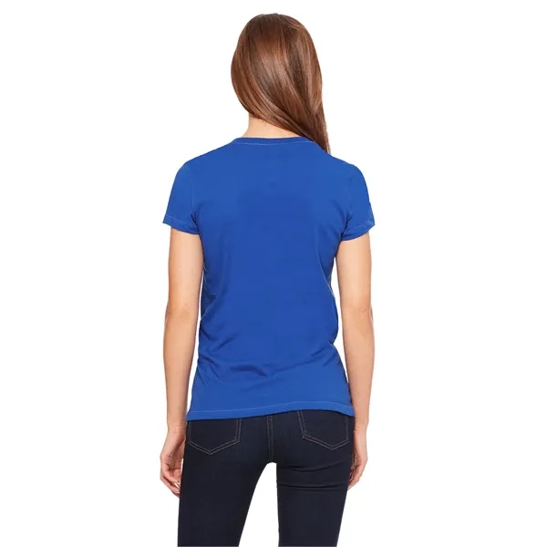 Bella + Canvas Ladies' Jersey Short-Sleeve V-Neck T-Shirt - Bella + Canvas Ladies' Jersey Short-Sleeve V-Neck T-Shirt - Image 77 of 78