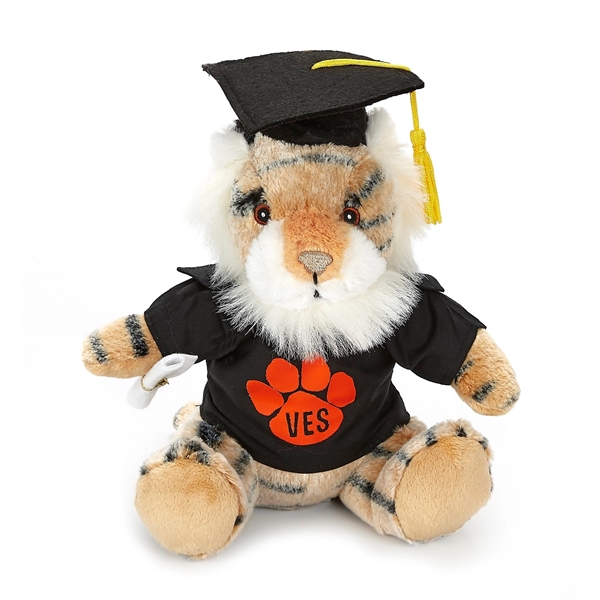 Extra Soft Style 10" Tiger with Graduation Uniform