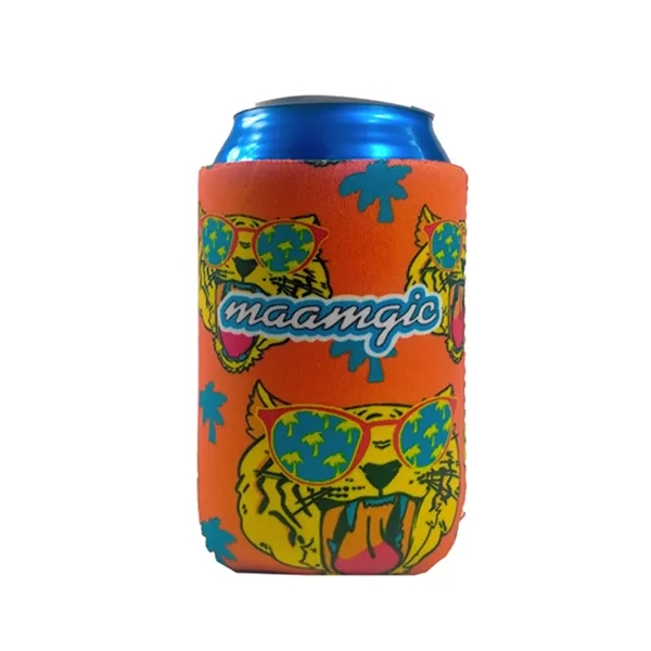 Full Color Neoprene Beverage Sleeves Collapsible Can Coolers - Full Color Neoprene Beverage Sleeves Collapsible Can Coolers - Image 4 of 8