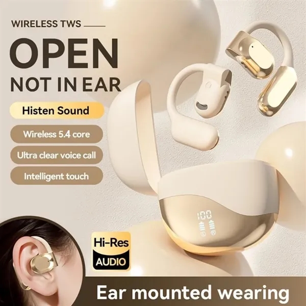 True Open Wireless Bluetooth Ear Headphones Earbuds - True Open Wireless Bluetooth Ear Headphones Earbuds - Image 4 of 5