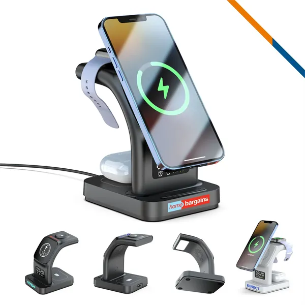 Trevix 6in1 Desktop Wireless Charger - Trevix 6in1 Desktop Wireless Charger - Image 0 of 4