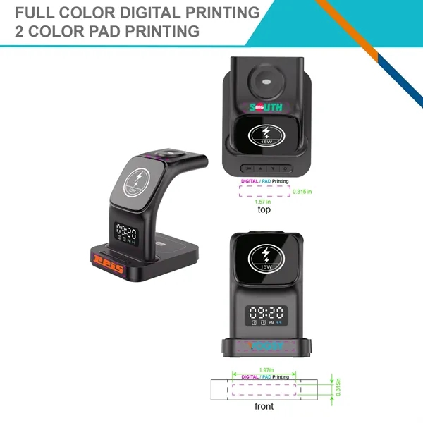 Trevix 6in1 Desktop Wireless Charger - Trevix 6in1 Desktop Wireless Charger - Image 2 of 4