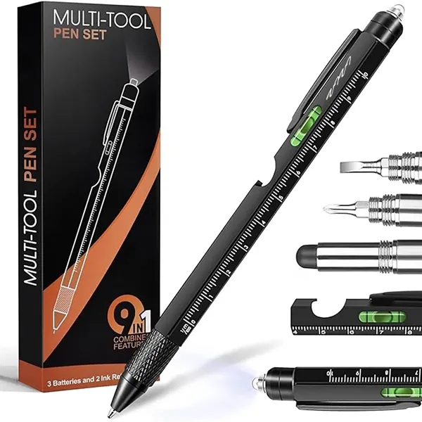 9 In 1 Multitool Pen - 9 In 1 Multitool Pen - Image 0 of 2